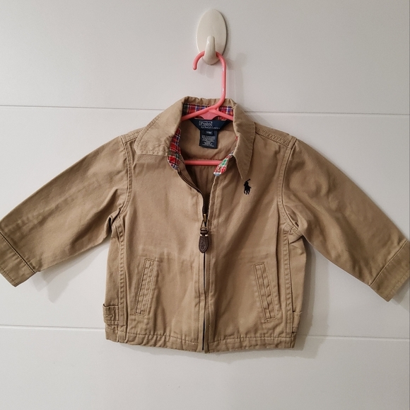 Polo Ralph Lauren Full Zipper Denim Jacket Size 18M - Picture 1 of 8